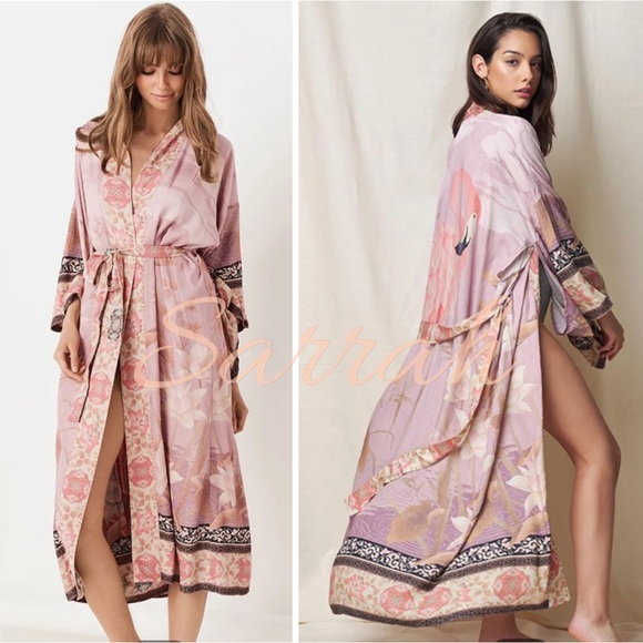 New Bohemian Mixed Print Kimono - Picture 6 of 10
